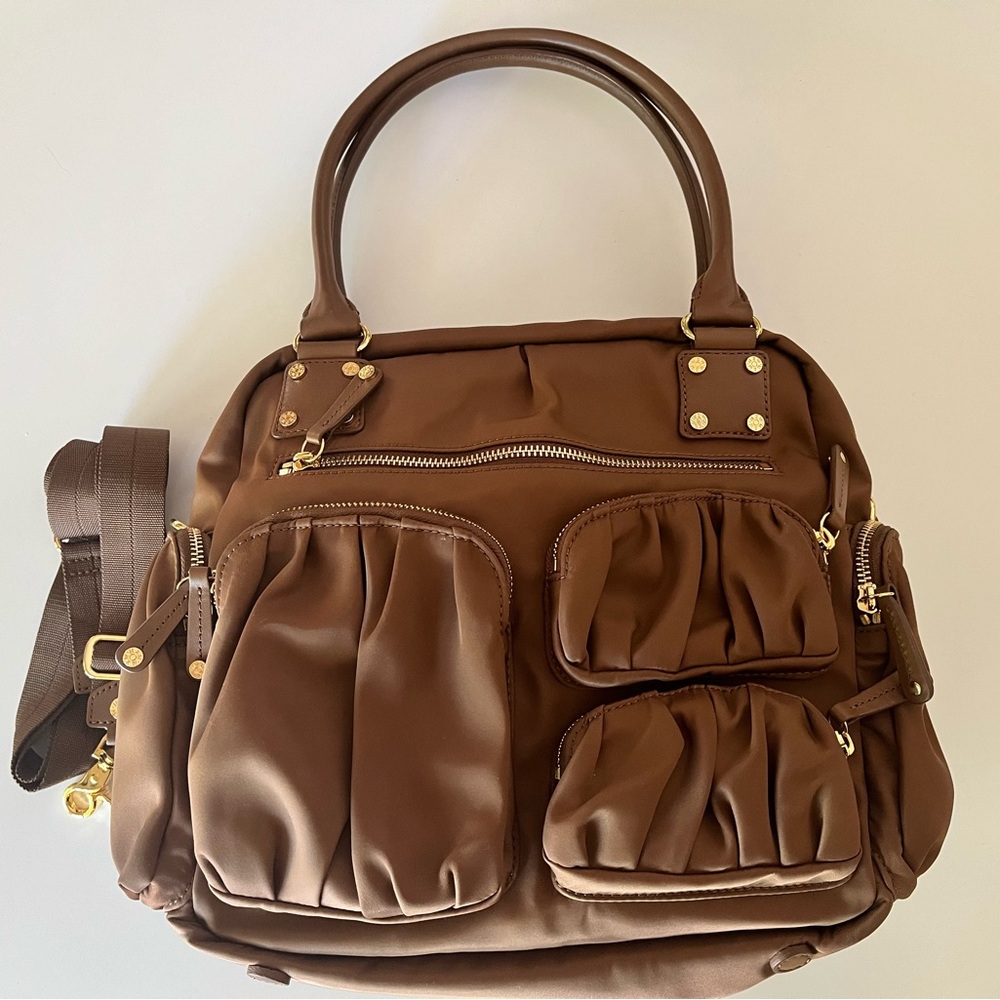 Rare, never worn MZ Wallace Bedford collection Frankie in tiger eye